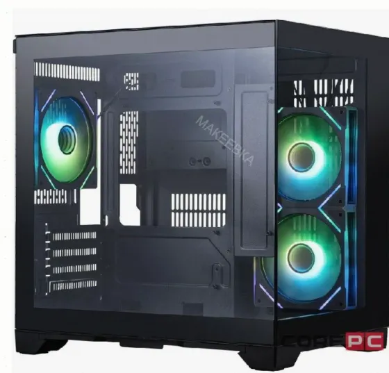 Корпус 1stplayer Megaview mv5-tp Argb Black (mv5-tp-bk-2fc7r-1fc7) / Matx / 3x120mm Argb - арт:5421 Макеевка
