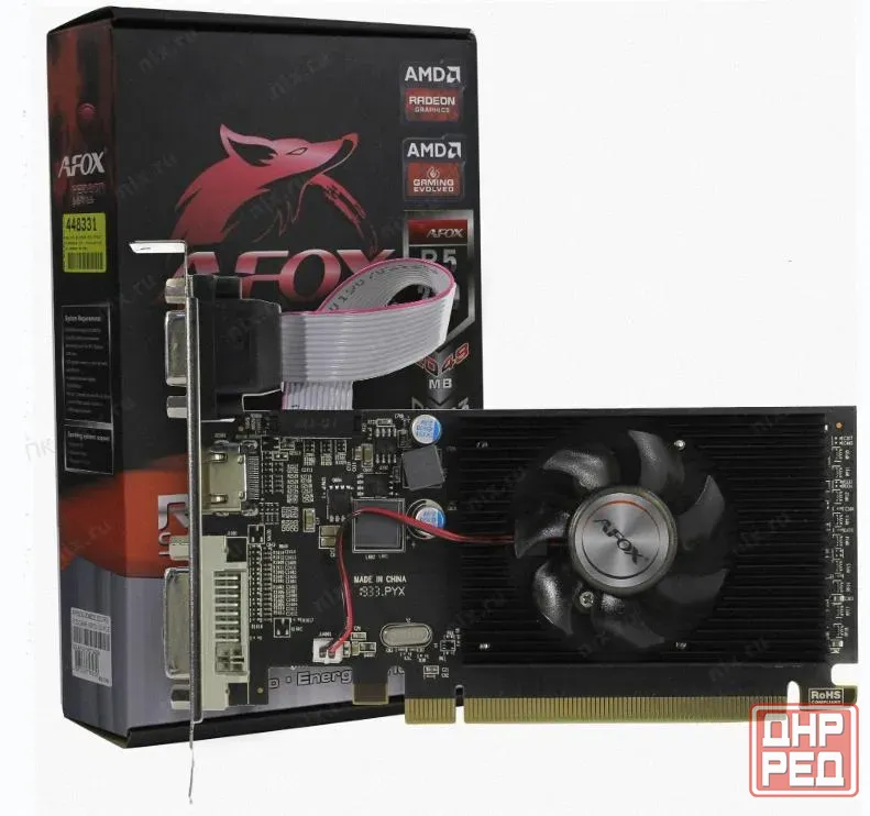 Видеокарта Afox Radeon r5 230 2048mb lp Single Fan (afr5230-2048d3l5) - арт:1956 Донецк - изображение 3