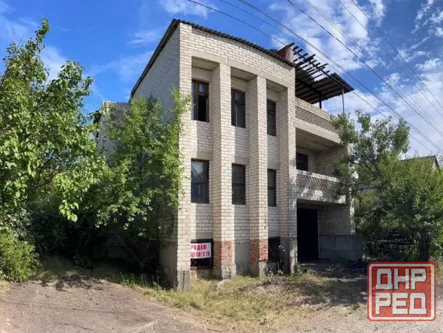 Трехэтажная дача Ленинский р-н, ст Левада (м-рн Широкий) участок 6 соток, приватизирован. Донецк - изображение 1