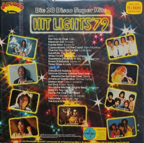 Виниловая пластинка LP 20 Disco Hits - Hit Lights '79 - Донецк