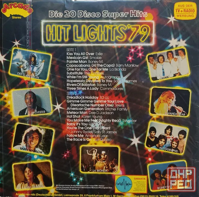 Виниловая пластинка LP 20 Disco Hits - Hit Lights '79 - Донецк - изображение 2