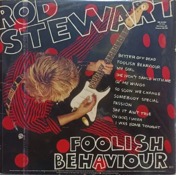 Виниловая пластинка LP Rod Stewart - Foolish Behaviour - Донецк