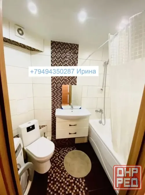 Сдам однокомнатную квартиру в Ворошиловском районе, бул. Школьный. Донецк - изображение 2