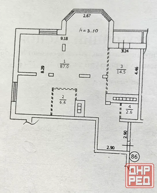 Новострой жк Фаворит 2 квартиры- блок! 230 м.кв Донецк - изображение 4