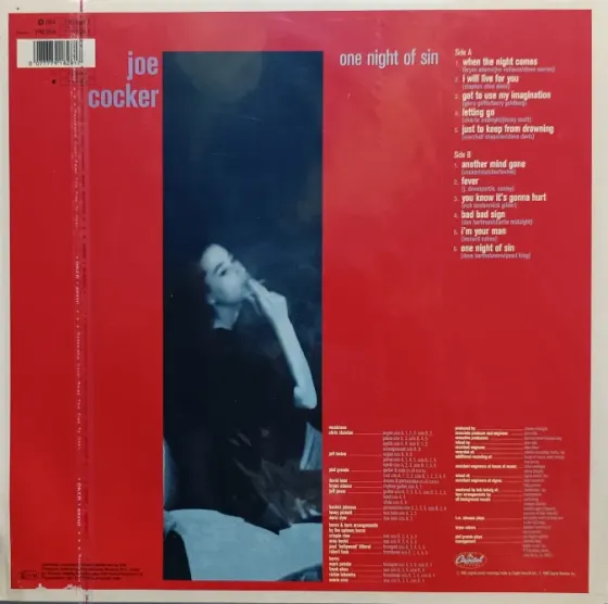 Виниловая пластинка LP Joe Cocker - One Night Of Sin - Донецк