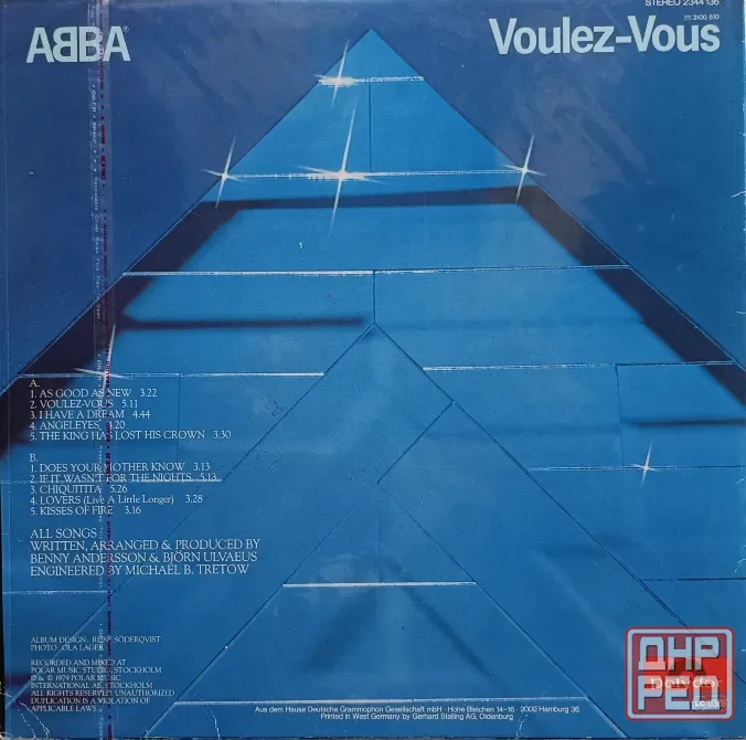Виниловая пластинка LP ABBA - Voulez-Vous - Донецк - изображение 2