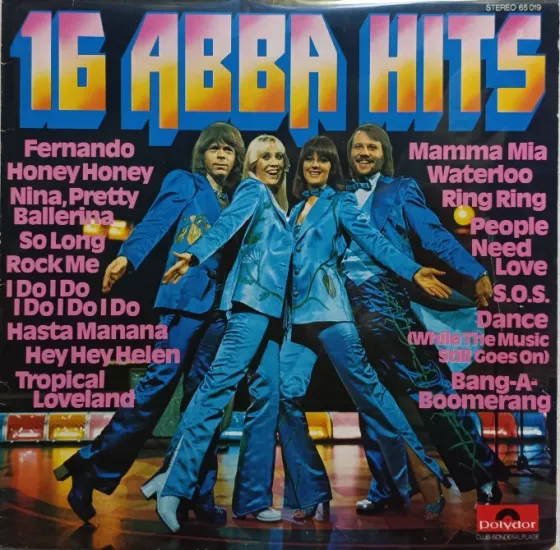 Виниловая пластинка LP 16 ABBA Hits - Донецк