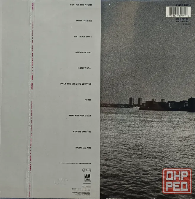 Виниловая пластинка LP Bryan Adams - Into The Fire - Донецк - изображение 2
