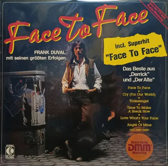 Виниловая пластинка LP Frank Duval - Face To Face - Донецк