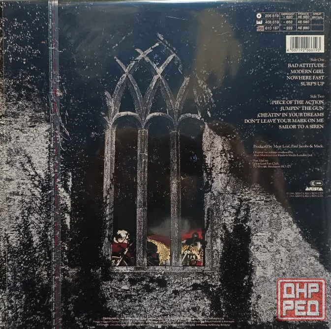 Виниловая пластинка LP Meat Loaf - Bad Attitude - Донецк - изображение 2