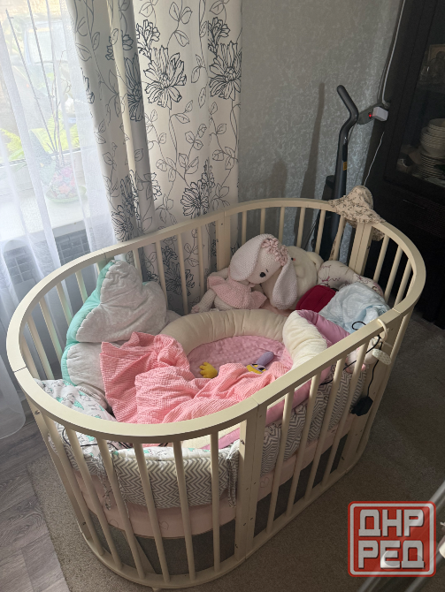 Продам детскую кроватку манеж маятник 8 в 1 Донецк - изображение 5