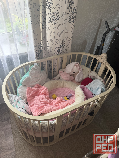 Продам детскую кроватку манеж маятник 8 в 1 Донецк - изображение 2