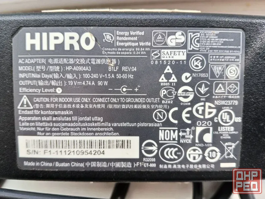 Зарядка для ноутбуков 19V 4.74A 90W Донецк - изображение 2
