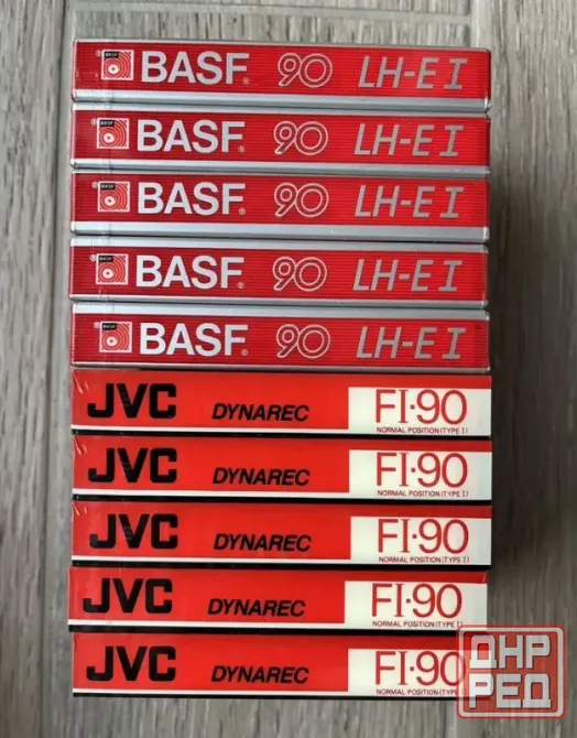 Аудиокассеты ВASF LH-EI 90, JVC FI 90 Донецк - изображение 1