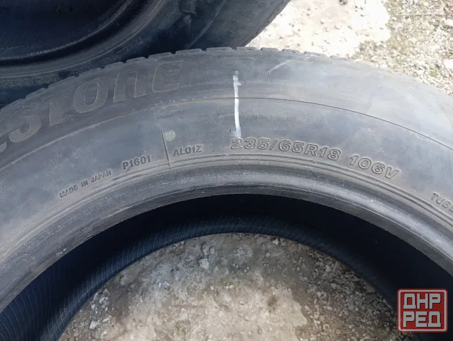 Шины 235/65R18 Bridgestone лето б.у Донецк - изображение 3