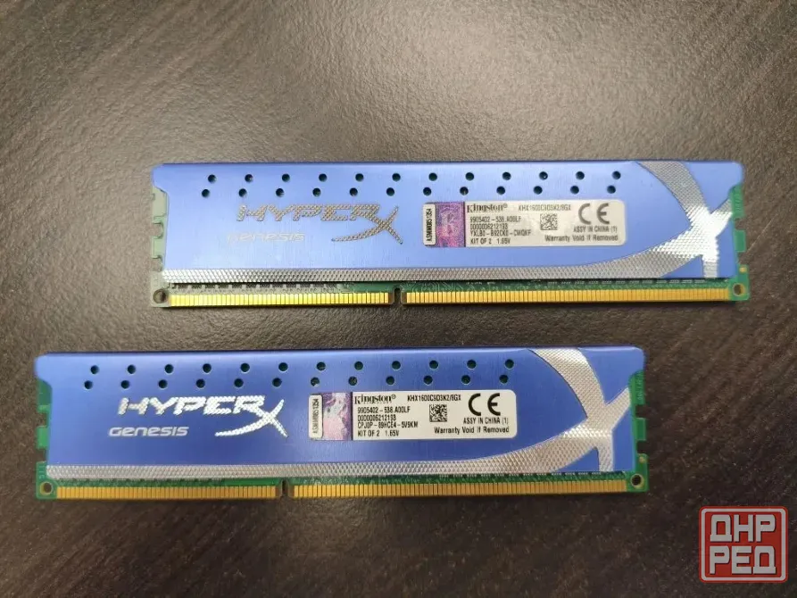 Озу DDR3 Kingston khx1600c9d3k2/8gb (2*4gb) Донецк - изображение 1