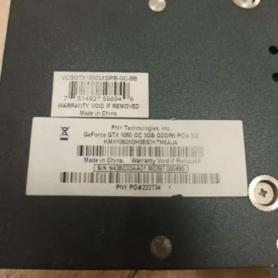 Видеокарта PNY gtx 1060 3gb Донецк