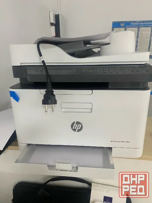 Мфу лазерное HP Color LaserJet 179fnw цветная печать, A4, белый Донецк - изображение 1