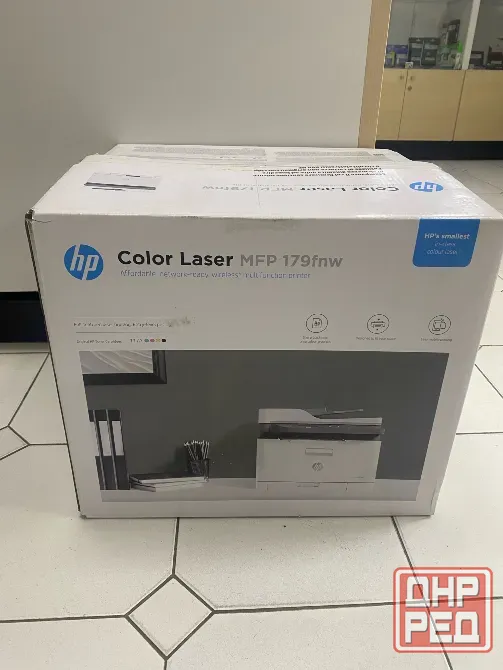 Мфу лазерное HP Color LaserJet 179fnw цветная печать, A4, белый Донецк - изображение 2