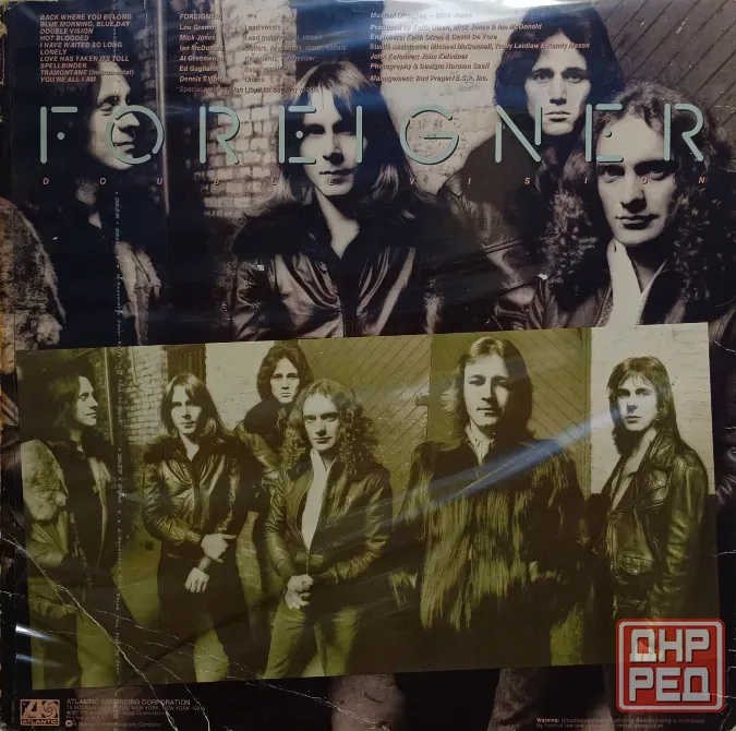 Виниловая пластинка LP Foreigner - Double Vision - Донецк - изображение 2