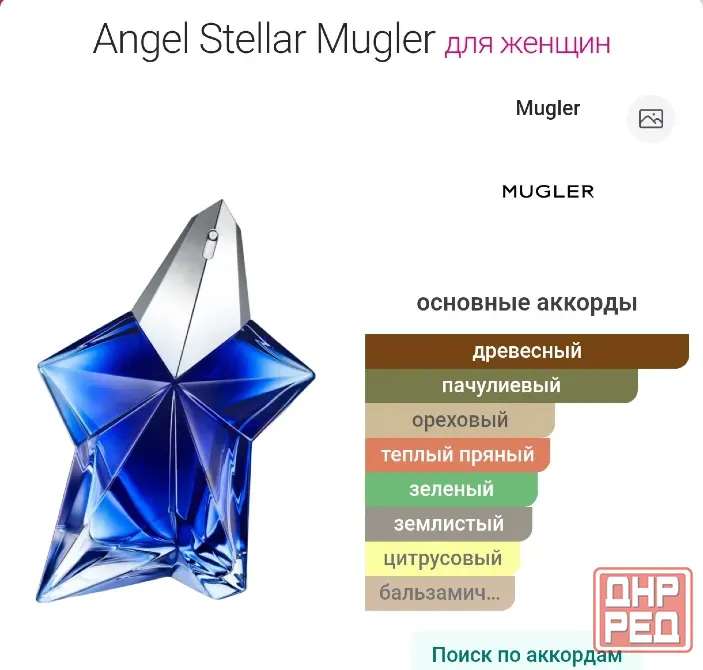 Angel Mugler Stellar парфюмерная вода Донецк - изображение 2