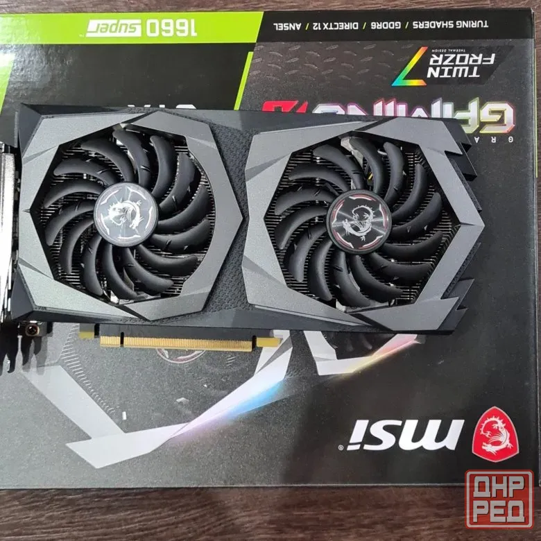Видеокарта MSI GAMING X GeForce GTX 1660 SUPER GAMING X Донецк - изображение 1