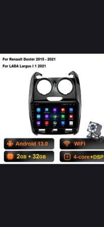 Магнитола Новая на Android 14, Рено дастер, Лада ларгус Донецк