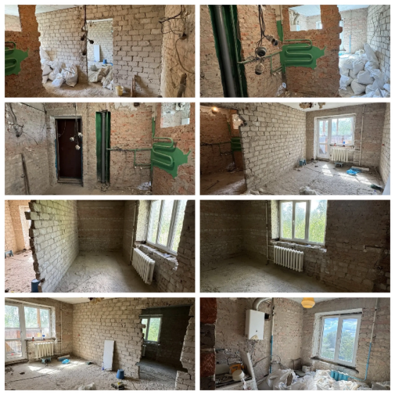 2-х комнатная кв. поселок Объединенный 3/4 Макеевка