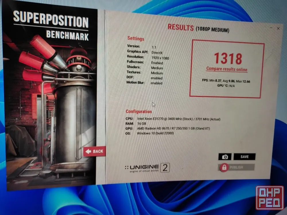 Видеокарта MSI AMD Radeon R7 250 OC 1024MB 128bit GDDR5 Донецк - изображение 3