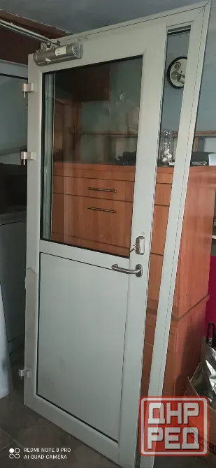 Продам дверь Алюминиевый профиль + замок фирмы ABLOY Донецк - изображение 1