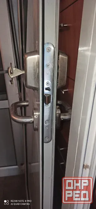 Продам дверь Алюминиевый профиль + замок фирмы ABLOY Донецк - изображение 2