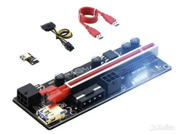 Райзер для видеокарты ver009c plu PCI-E PCI Expres Макеевка