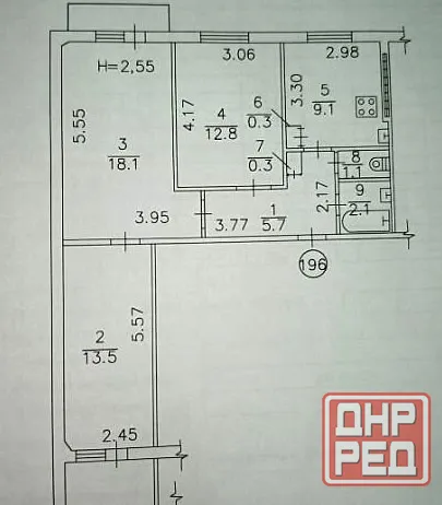 Продам 3к.кв. Петровский р-н. мкр.Тихий. Ориентир ост. ул.Добровольского. Донецк - изображение 1