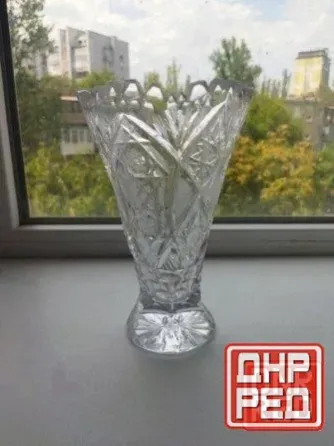 Хрустальная ваза времён ссср Донецк