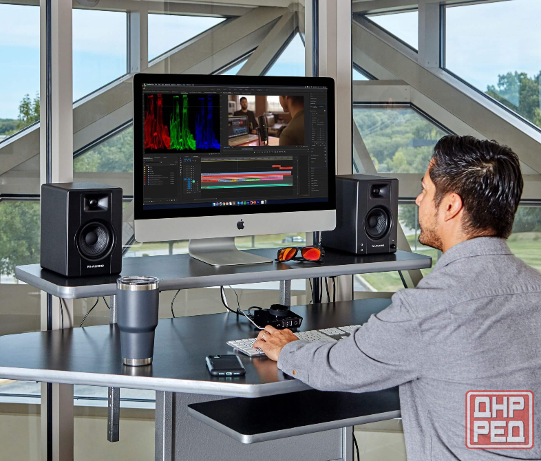 Студийные мониторы M-AUDIO BX4, колонки, 50 Вт, акустика Донецк - изображение 2