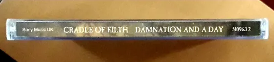 Компакт-диск / CD: Cradle Of Filth - 2003 "Damnation And A Day", неофициальное издание, Россия Донецк