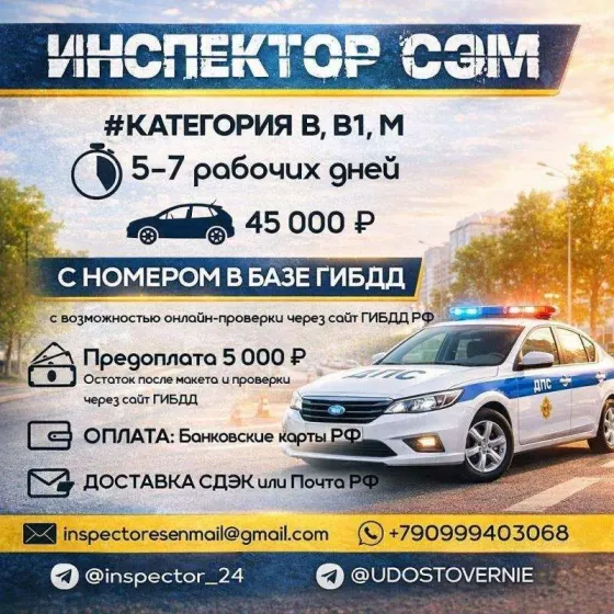 Помощь водителям, изготовление голограмм, консультации по документам Москва