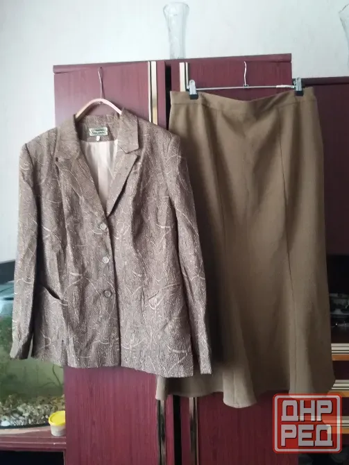 очень срочно продам костюм женский юбка жакет р. 54 xxl Донецк - изображение 1