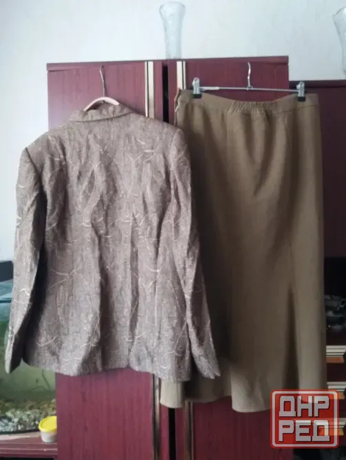 очень срочно продам костюм женский юбка жакет р. 54 xxl Донецк - изображение 2