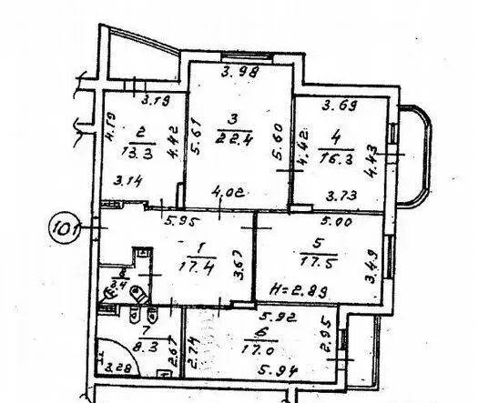 Квартира 4 комнаты,124м2,Куйбышевский р-н,Панфилова.Цена 18млн Донецк