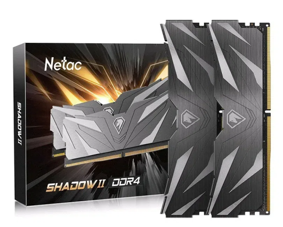 Озу DDR4 Netac Shadow II 32Gb (16Gbx2) 3200Mhz Донецк