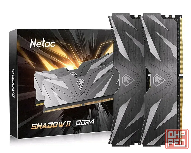 Озу DDR4 Netac Shadow II 32Gb (16Gbx2) 3200Mhz Донецк - изображение 1