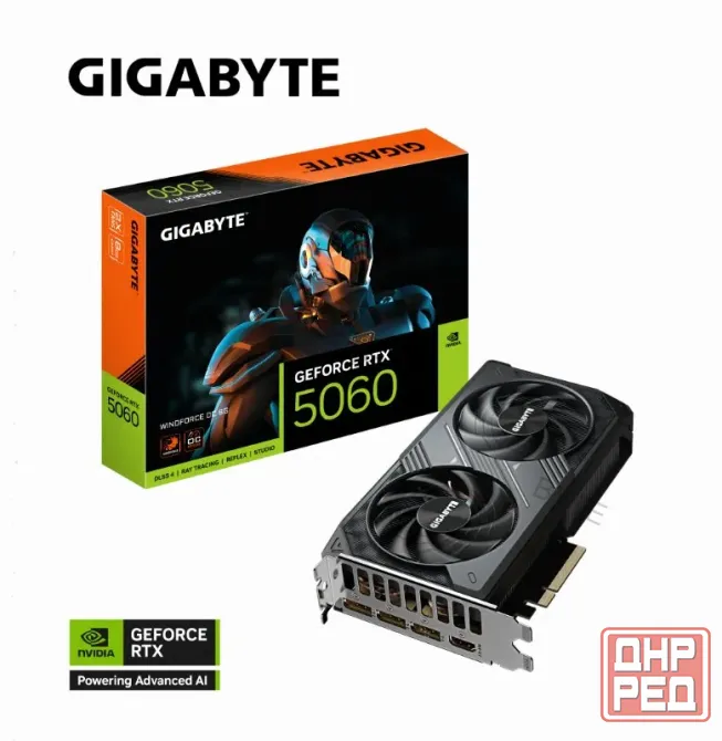 Видеокарта Gigabyte Geforce Rtx 5060 Windforce oc 8g (gv-n5060wf2oc-8gd) - арт:2519 Макеевка - изображение 3