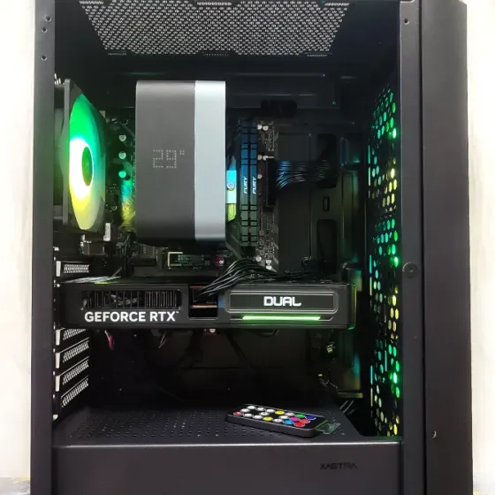 Игровой компьютер на Ryzen 5 5600 и RTX5060 Palit Dual Донецк
