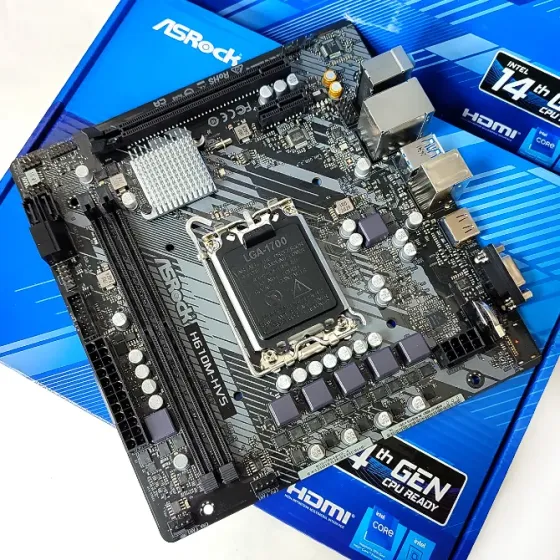 H610M-HVS ASRock 2DDR4 Socket LGA1700 материнская плата Донецк