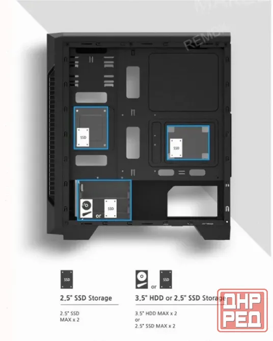 Корпус Zalman s3 Черный Без бп Atx 2x120mm 2xusb2.0 1xusb3.0 Audio Bott Psu - арт:8833 Макеевка - изображение 2