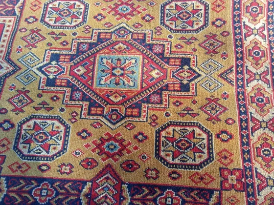 Большой красивый шерстяной ковер 2,5м х 3,5м. Короткая ворса. Производство Германия. Донецк