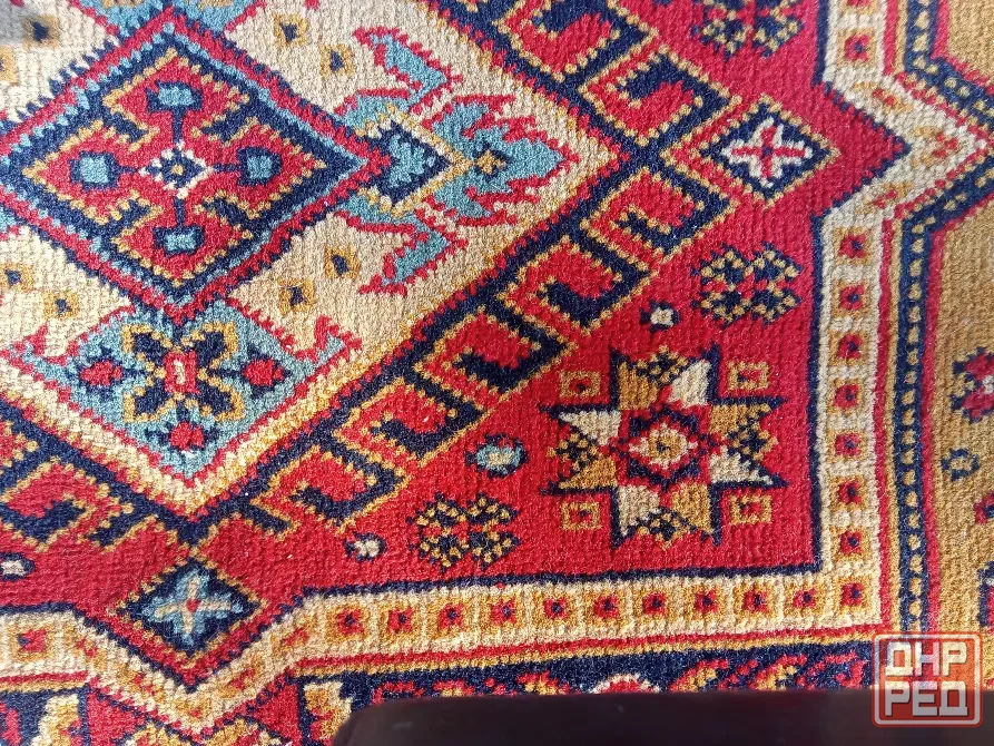 Большой красивый шерстяной ковер 2,5м х 3,5м. Короткая ворса. Производство Германия. Донецк - изображение 1