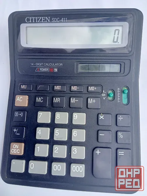 Калькулятор 12-ти разрядный SDC-411 Новый. 500 руб. Донецк - изображение 1