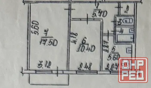 Продам 2-х ком. кв., 5/5 эт., 44 м.кв. - Макеевка, кв-л Гвардейский, ост. Пушка Макеевка - изображение 10